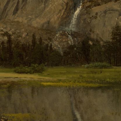 Cascate Hetch Hetchycalifornia Albert Bierstadt abr31 quadro stampato su tela