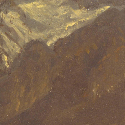 In Alta Montagna Albert Bierstadt abr32 quadro stampato su tela