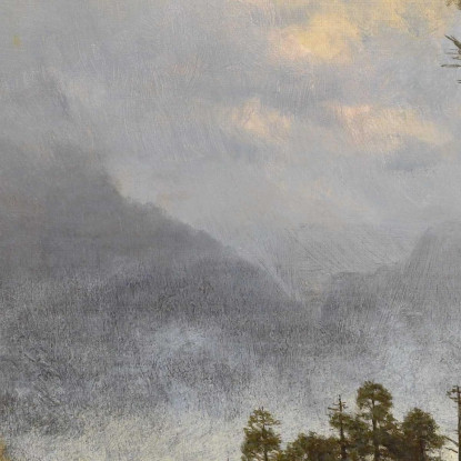 Pesca Subacquea Degli Indiani 2 Albert Bierstadt abr40 quadro stampato su tela