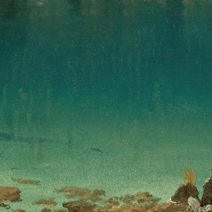 Scena Del Lago Albert Bierstadt abr44 quadro stampato su tela