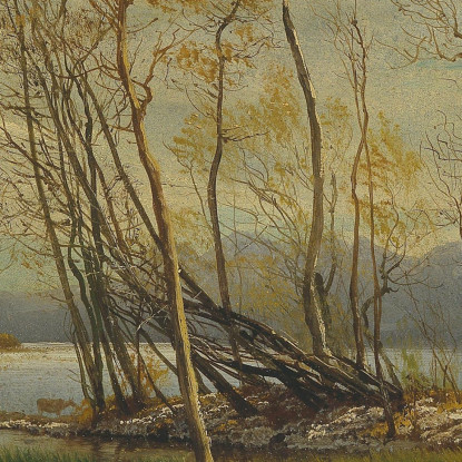 Lago Tahoe 2 Albert Bierstadt abr45 quadro stampato su tela