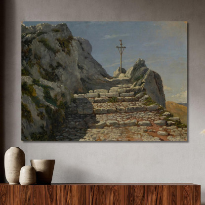 Paesaggio 2 Albert Bierstadt abr47 quadro stampato su tela