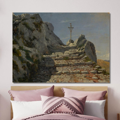 Paesaggio 2 Albert Bierstadt abr47 quadro stampato su tela