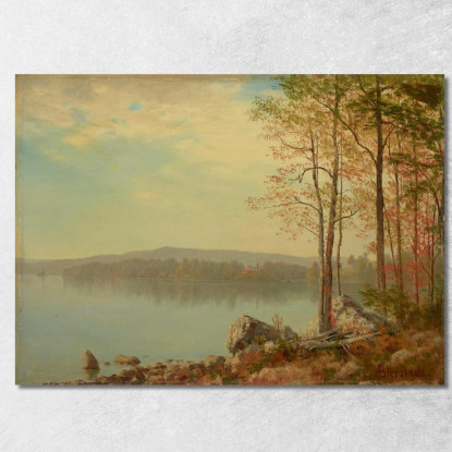 Paesaggio Albert Bierstadt abr52 quadro stampato su tela