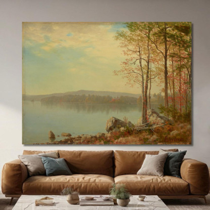 Paesaggio Albert Bierstadt abr52 quadro stampato su tela