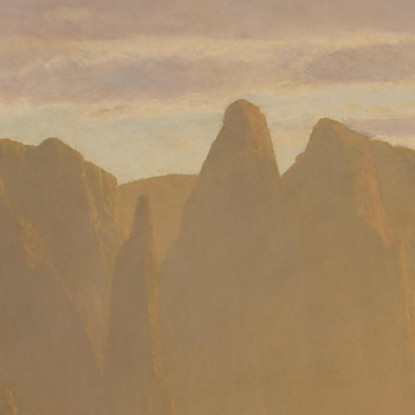 Guardando Giù La Valle Di Yosemite In California Albert Bierstadt abr55 quadro stampato su tela