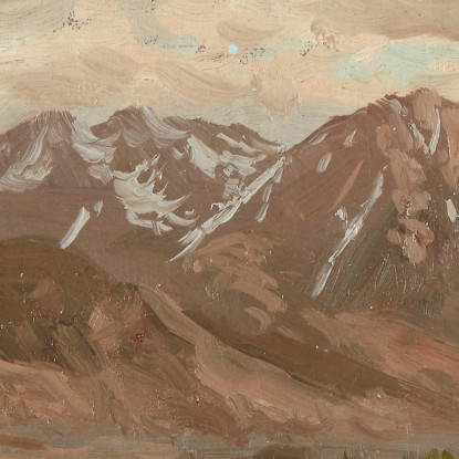 Paesaggio Del Montana Albert Bierstadt abr58 quadro stampato su tela