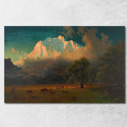 Monte Adams Washington Albert Bierstadt abr59 quadro stampato su tela