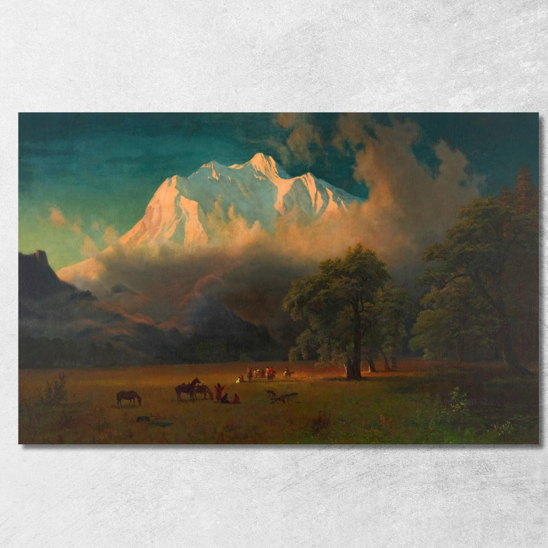 Monte Adams Washington Albert Bierstadt abr59 quadro stampato su tela