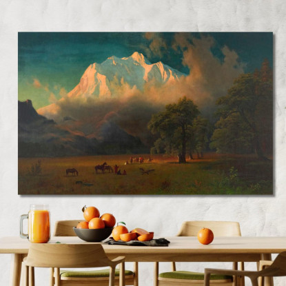 Monte Adams Washington Albert Bierstadt abr59 quadro stampato su tela