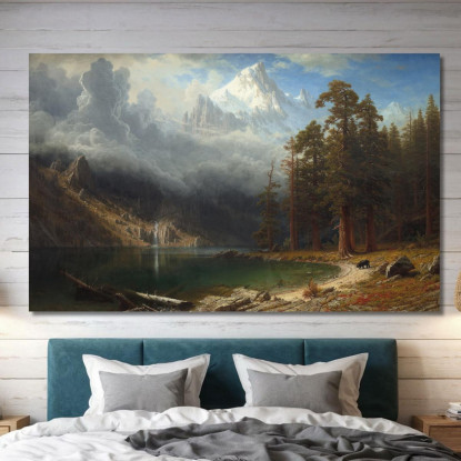 Monte Corcoran Albert Bierstadt abr60 quadro stampato su tela