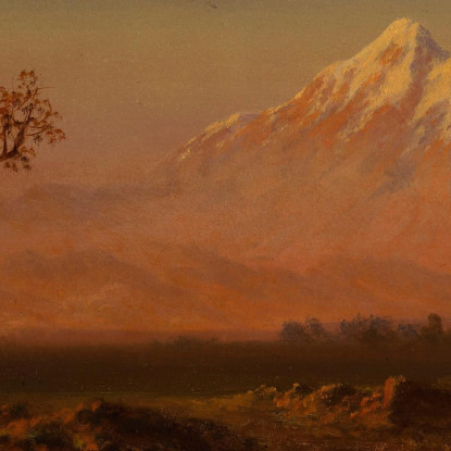 Monte Cofano Albert Bierstadt abr61 quadro stampato su tela