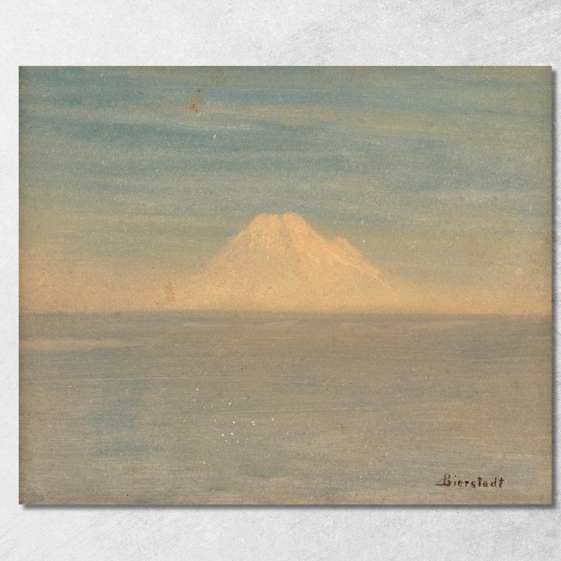 Monte Rainier Albert Bierstadt abr62 quadro stampato su tela