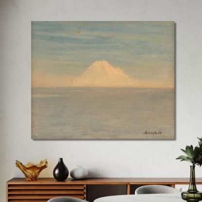 Monte Rainier Albert Bierstadt abr62 quadro stampato su tela