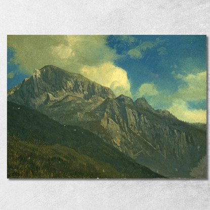 Montagne Albert Bierstadt abr70 quadro stampato su tela
