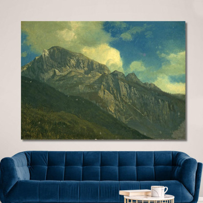 Montagne Albert Bierstadt abr70 quadro stampato su tela