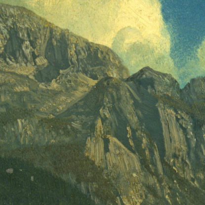 Montagne Albert Bierstadt abr70 quadro stampato su tela