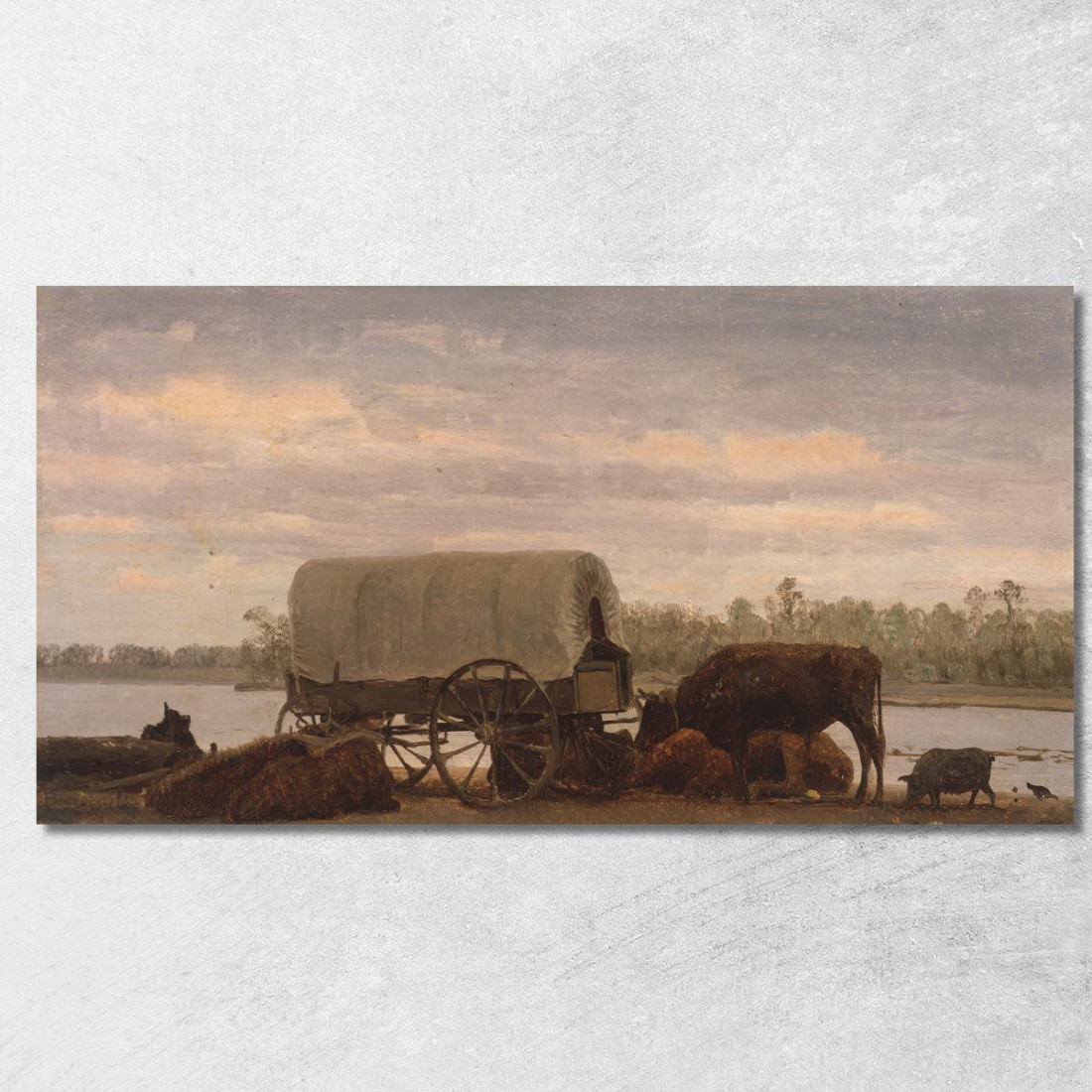 Mezzogiorno Sul Piatto Albert Bierstadt abr72 quadro stampato su tela