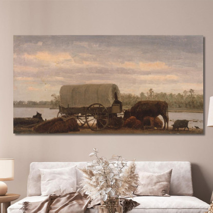 Mezzogiorno Sul Piatto Albert Bierstadt abr72 quadro stampato su tela