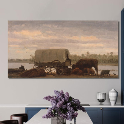 Mezzogiorno Sul Piatto Albert Bierstadt abr72 quadro stampato su tela