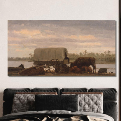 Mezzogiorno Sul Piatto Albert Bierstadt abr72 quadro stampato su tela