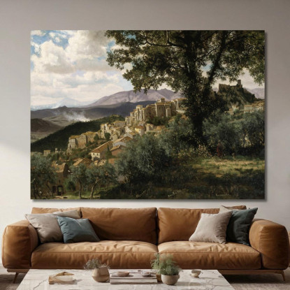 Olevano Albert Bierstadt abr75 quadro stampato su tela