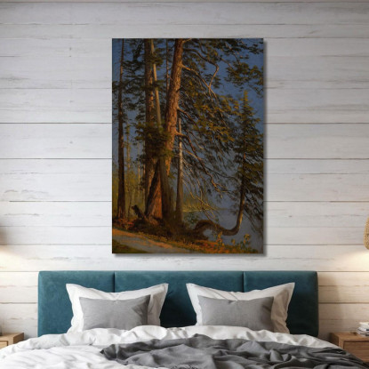 Parcheggiare A Vancouver Albert Bierstadt abr80 quadro stampato su tela