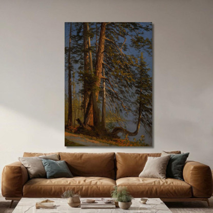 Parcheggiare A Vancouver Albert Bierstadt abr80 quadro stampato su tela