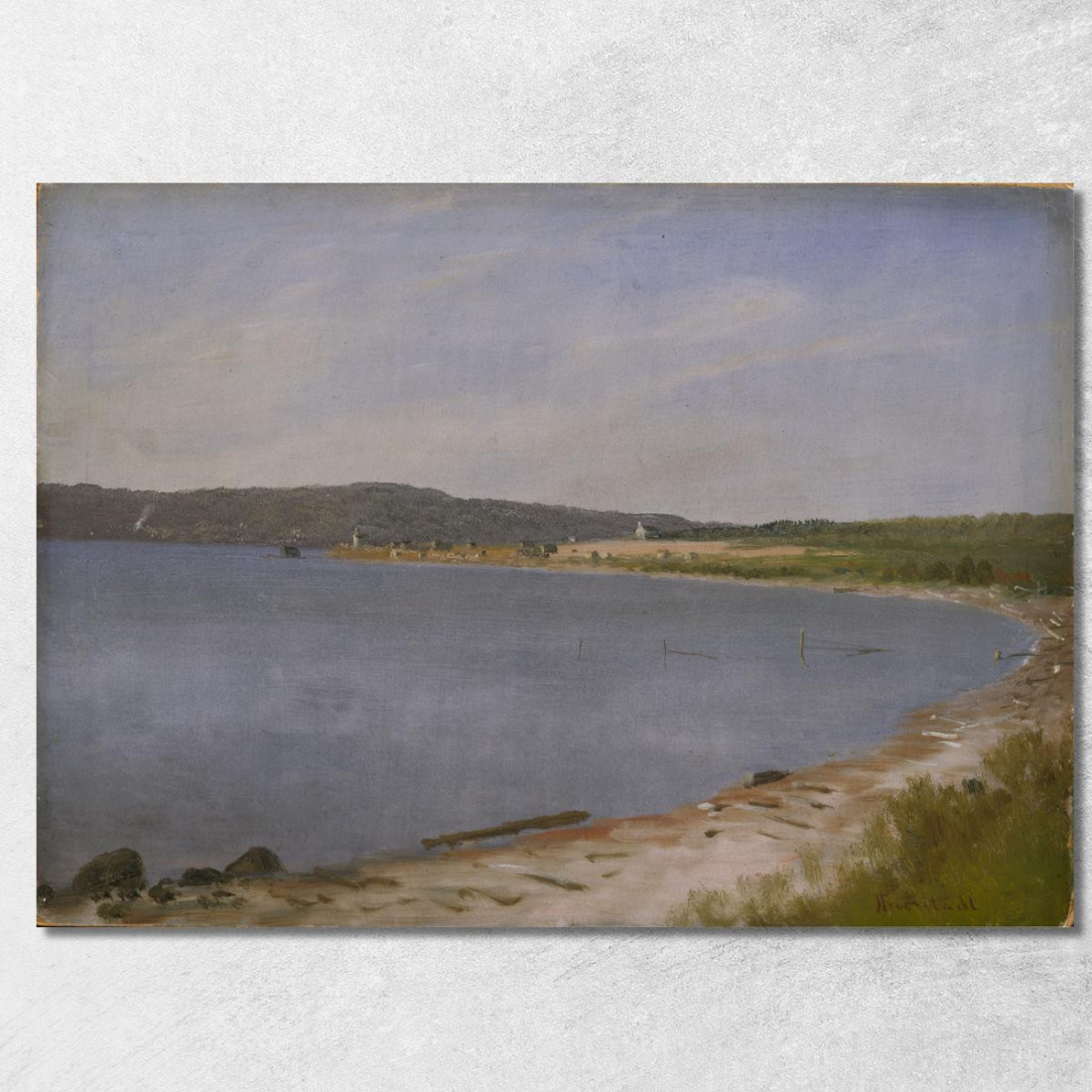 Baia Di San Francisco Albert Bierstadt abr88 quadro stampato su tela