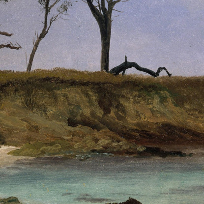 Baia Del Mare Albert Bierstadt abr89 quadro stampato su tela