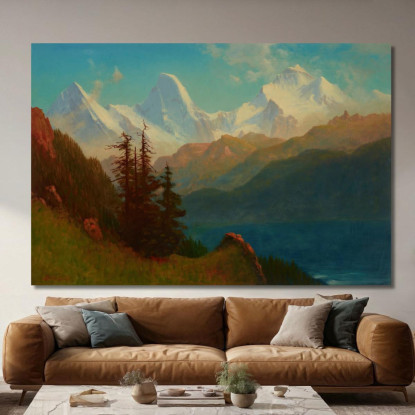 Splendore Albert Bierstadt abr91 quadro stampato su tela