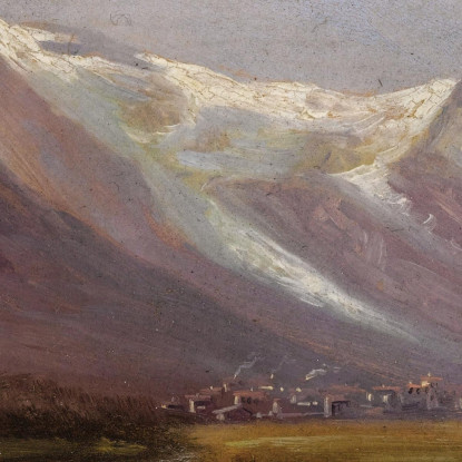 Studio Delle Montagne Albert Bierstadt abr96 quadro stampato su tela