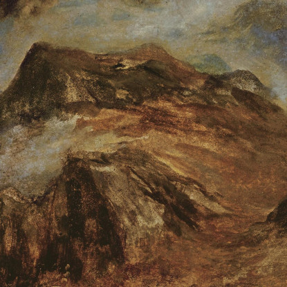 Studio Delle Montagne Rocciose Albert Bierstadt abr97 quadro stampato su tela