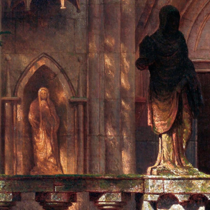 Luce Solare E Ombra Albert Bierstadt abr100 quadro stampato su tela