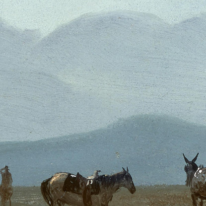 Il Carro Del Geometra Nelle Montagne Rocciose Albert Bierstadt abr105 quadro stampato su tela