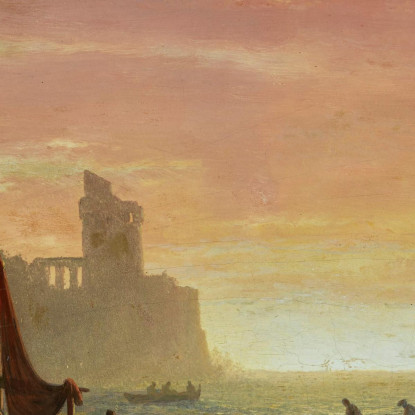 La Flotta Da Pesca Albert Bierstadt abr106 quadro stampato su tela