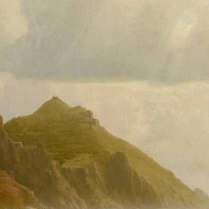 The Marina Piccola Capri Albert Bierstadt abr109 quadro stampato su tela