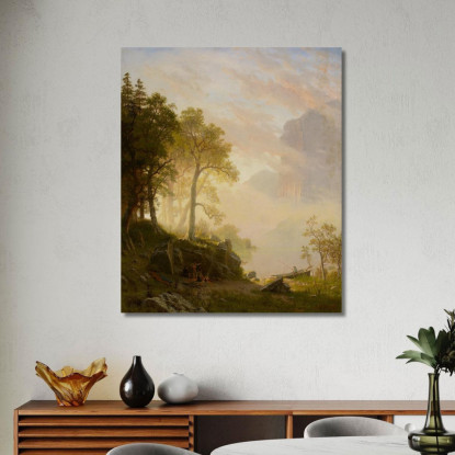 Il Fiume Merced Nello Yosemite Albert Bierstadt abr110 quadro stampato su tela