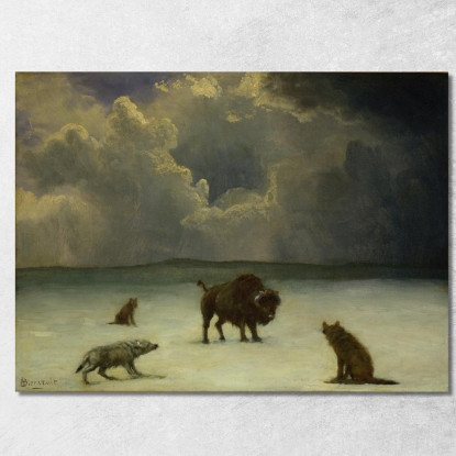 Intrappolato Albert Bierstadt abr116 quadro stampato su tela