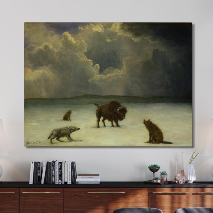 Intrappolato Albert Bierstadt abr116 quadro stampato su tela