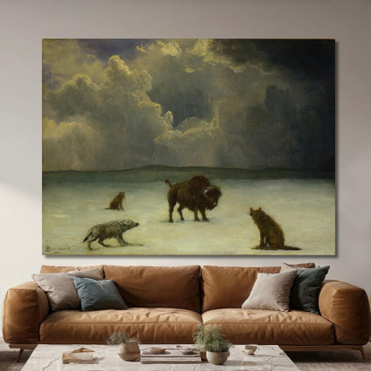 Intrappolato Albert Bierstadt abr116 quadro stampato su tela
