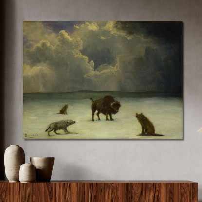 Intrappolato Albert Bierstadt abr116 quadro stampato su tela