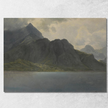 Senza Titolo Alaska Albert Bierstadt abr120 quadro stampato su tela