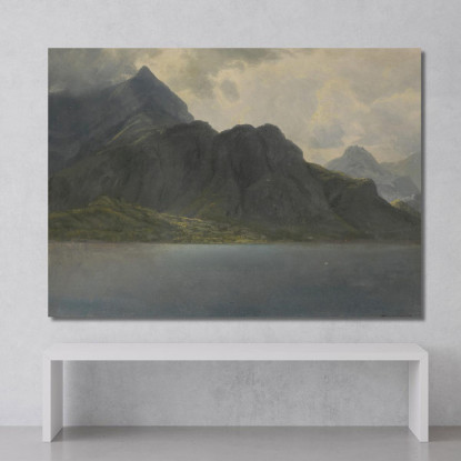 Senza Titolo Alaska Albert Bierstadt abr120 quadro stampato su tela