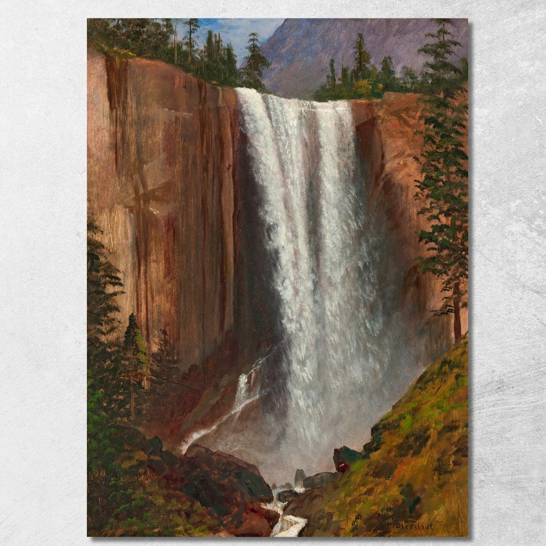 Autunno Primaverile Albert Bierstadt abr124 quadro stampato su tela