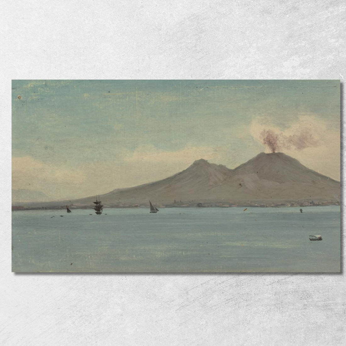 Vesuvio Albert Bierstadt abr125 quadro stampato su tela