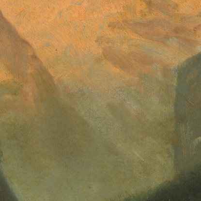 Vista Del Glacier Park O Tramonto Sul Picco Albert Bierstadt abr127 quadro stampato su tela