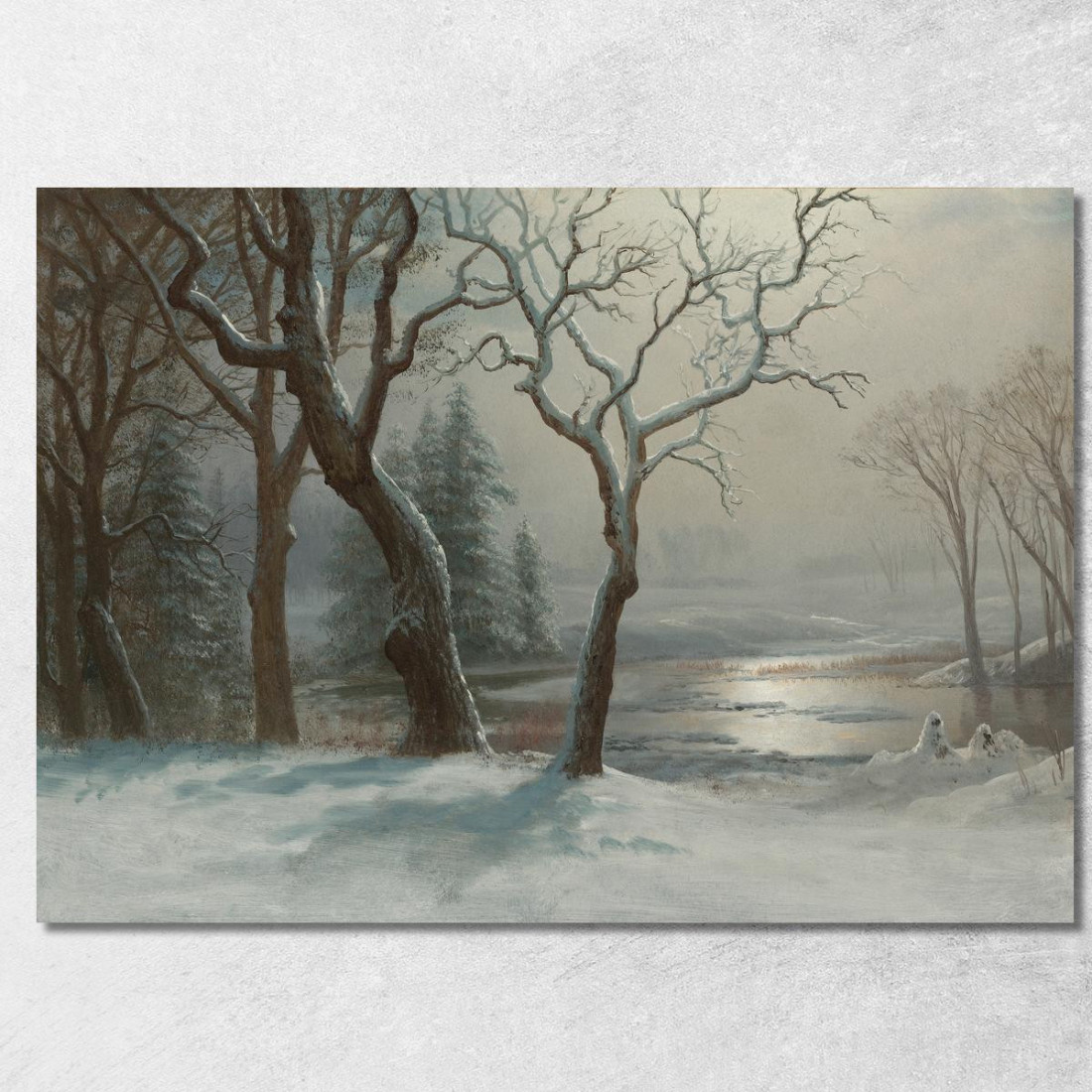 Inverno A Yosemite Albert Bierstadt abr132 quadro stampato su tela