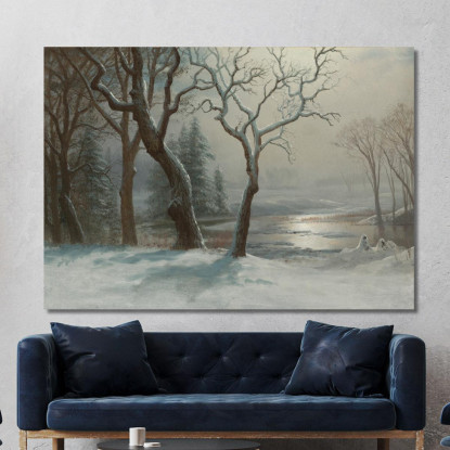 Inverno A Yosemite Albert Bierstadt abr132 quadro stampato su tela