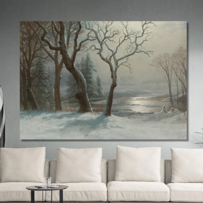Inverno A Yosemite Albert Bierstadt abr132 quadro stampato su tela